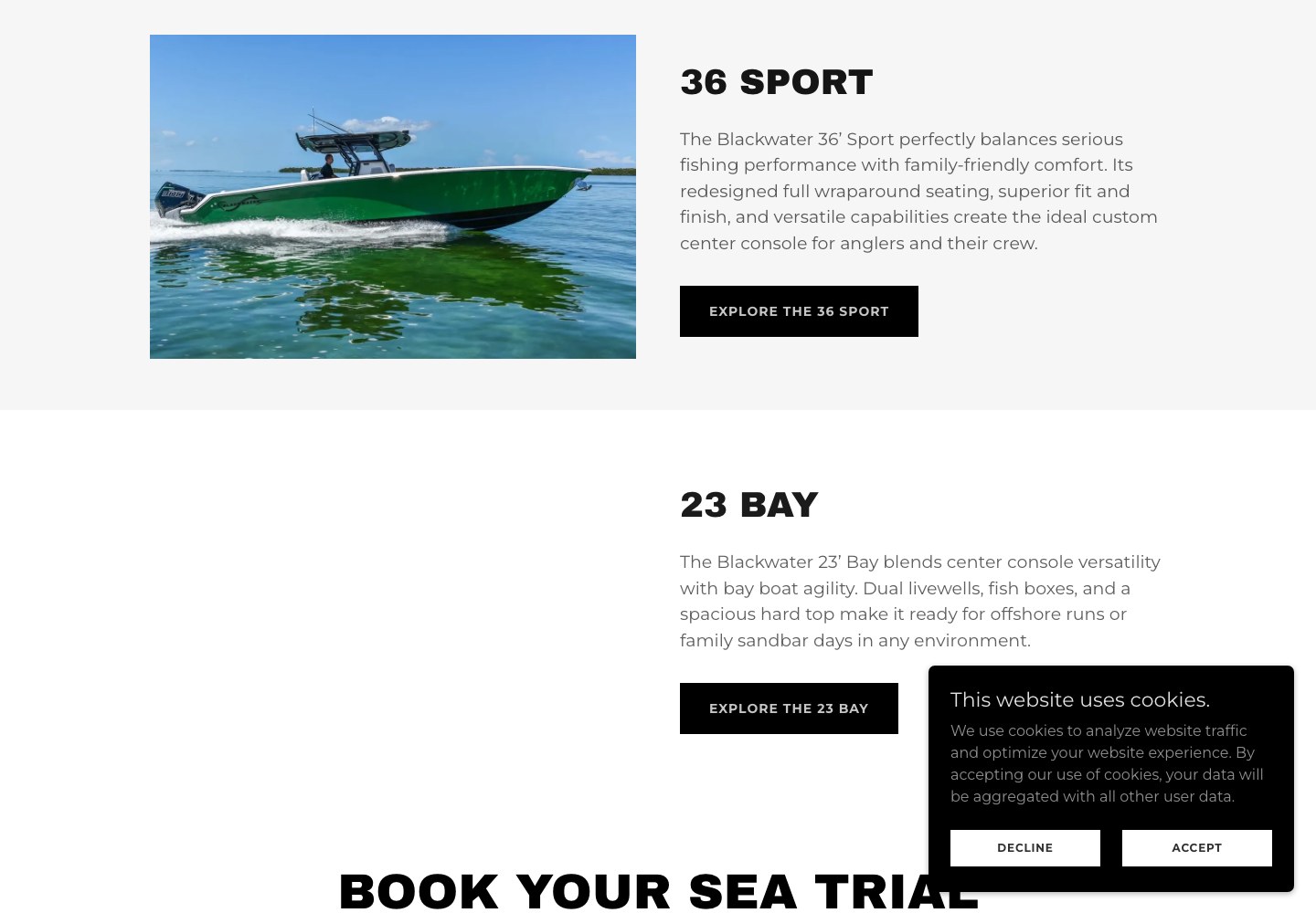 Homepage screenshot