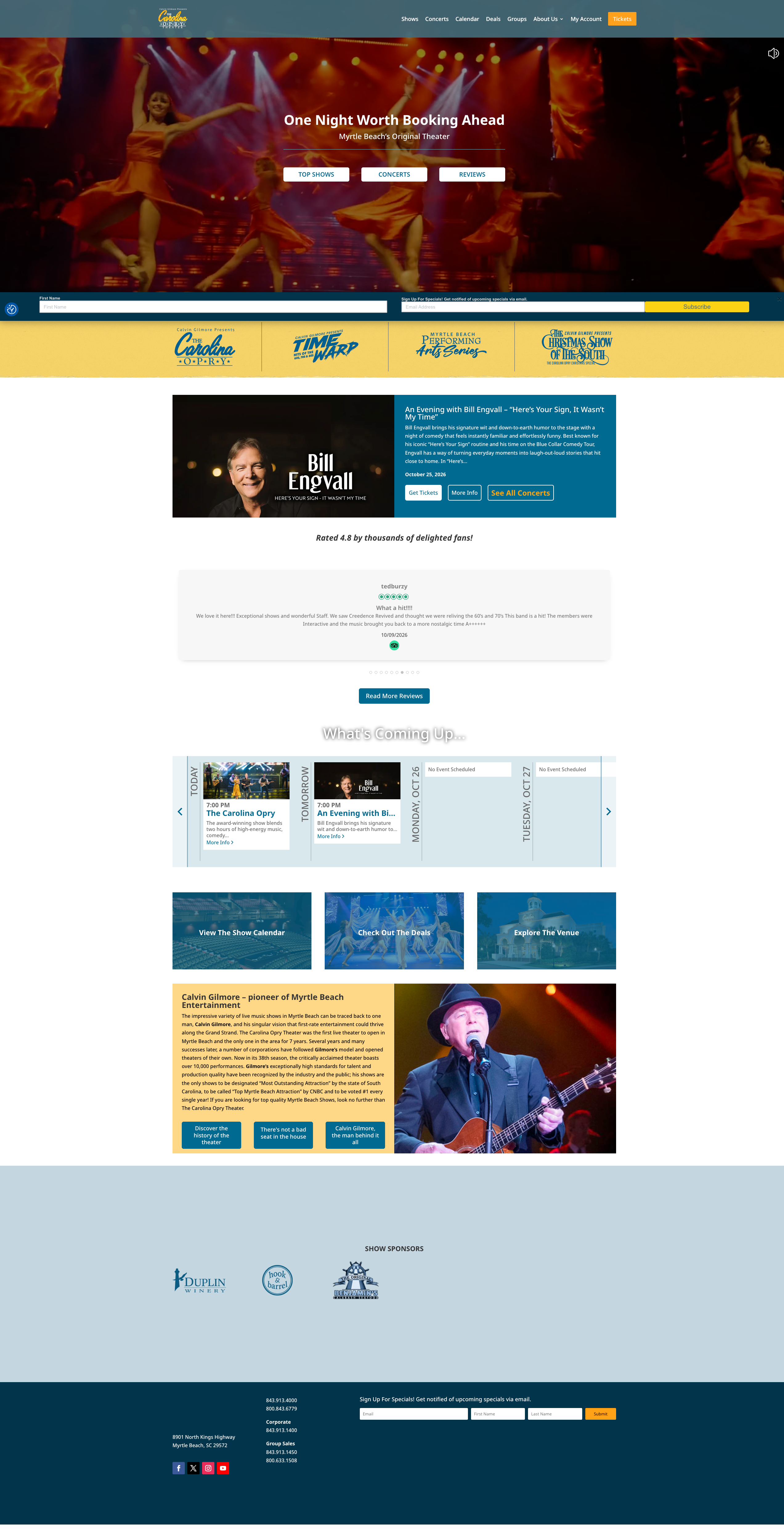 Homepage screenshot