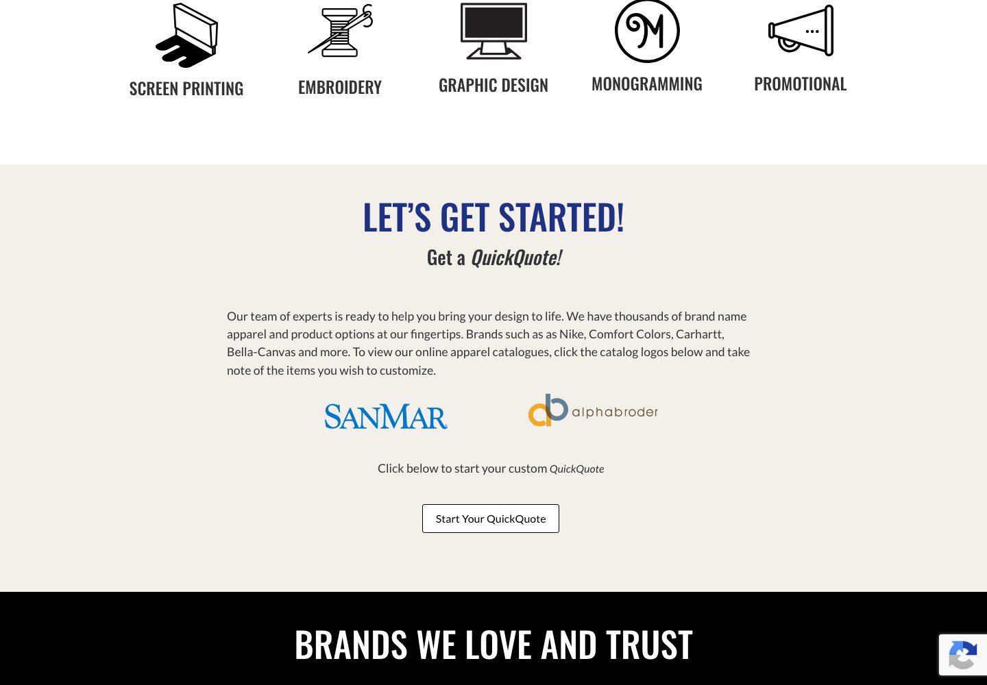 Services screenshot