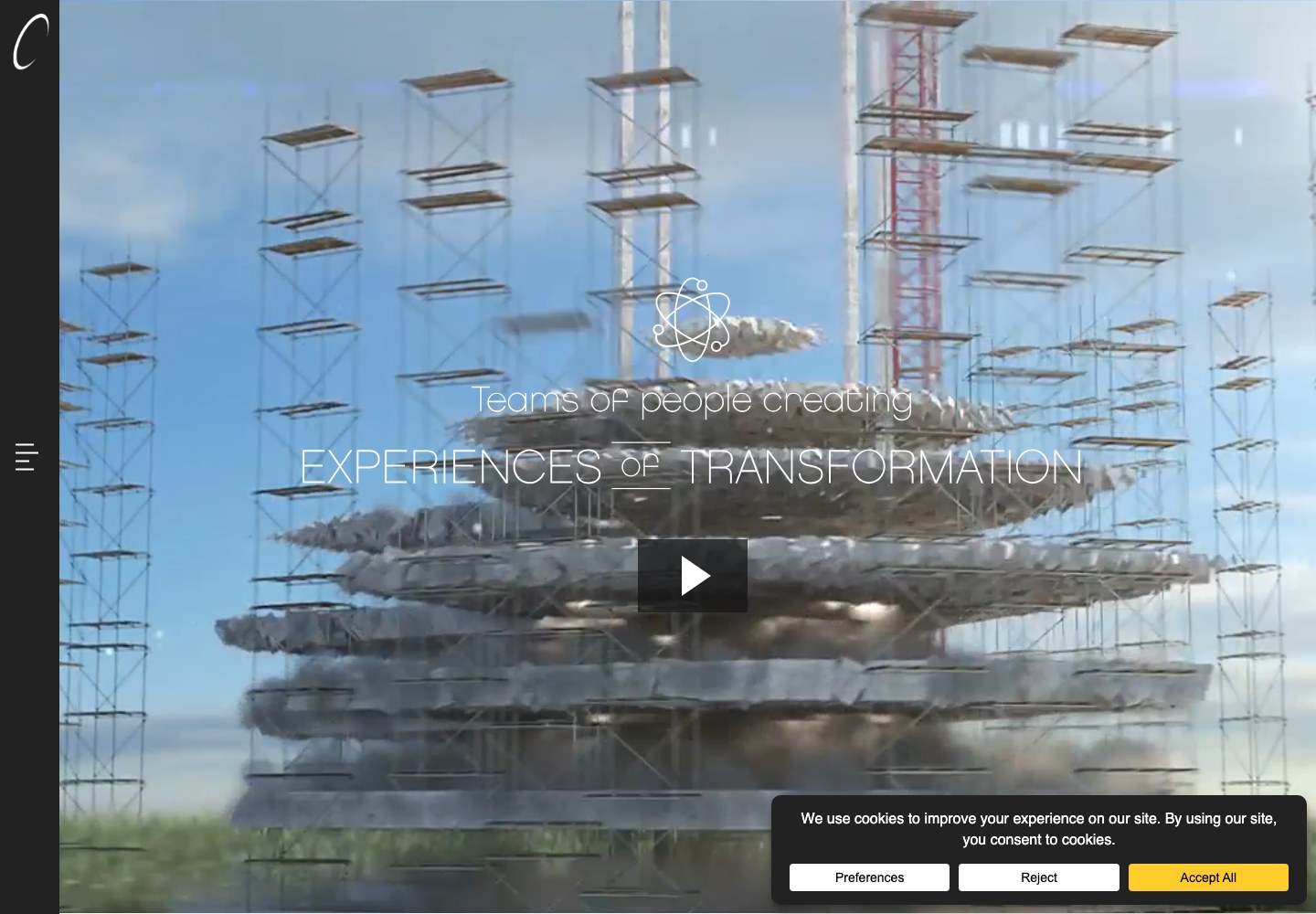 Homepage screenshot