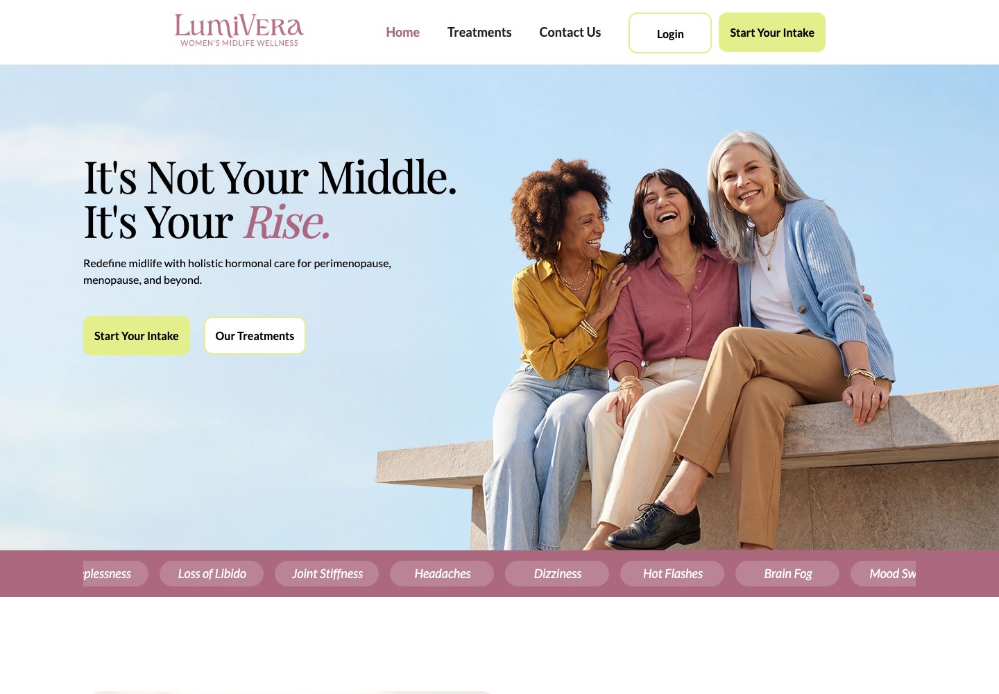Homepage screenshot