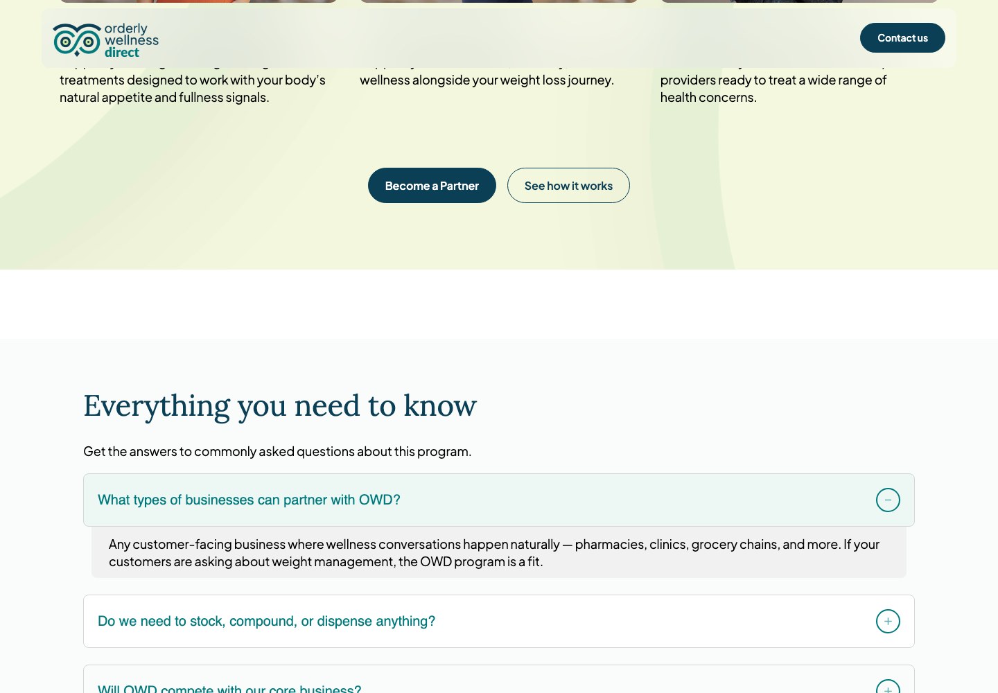 Homepage screenshot