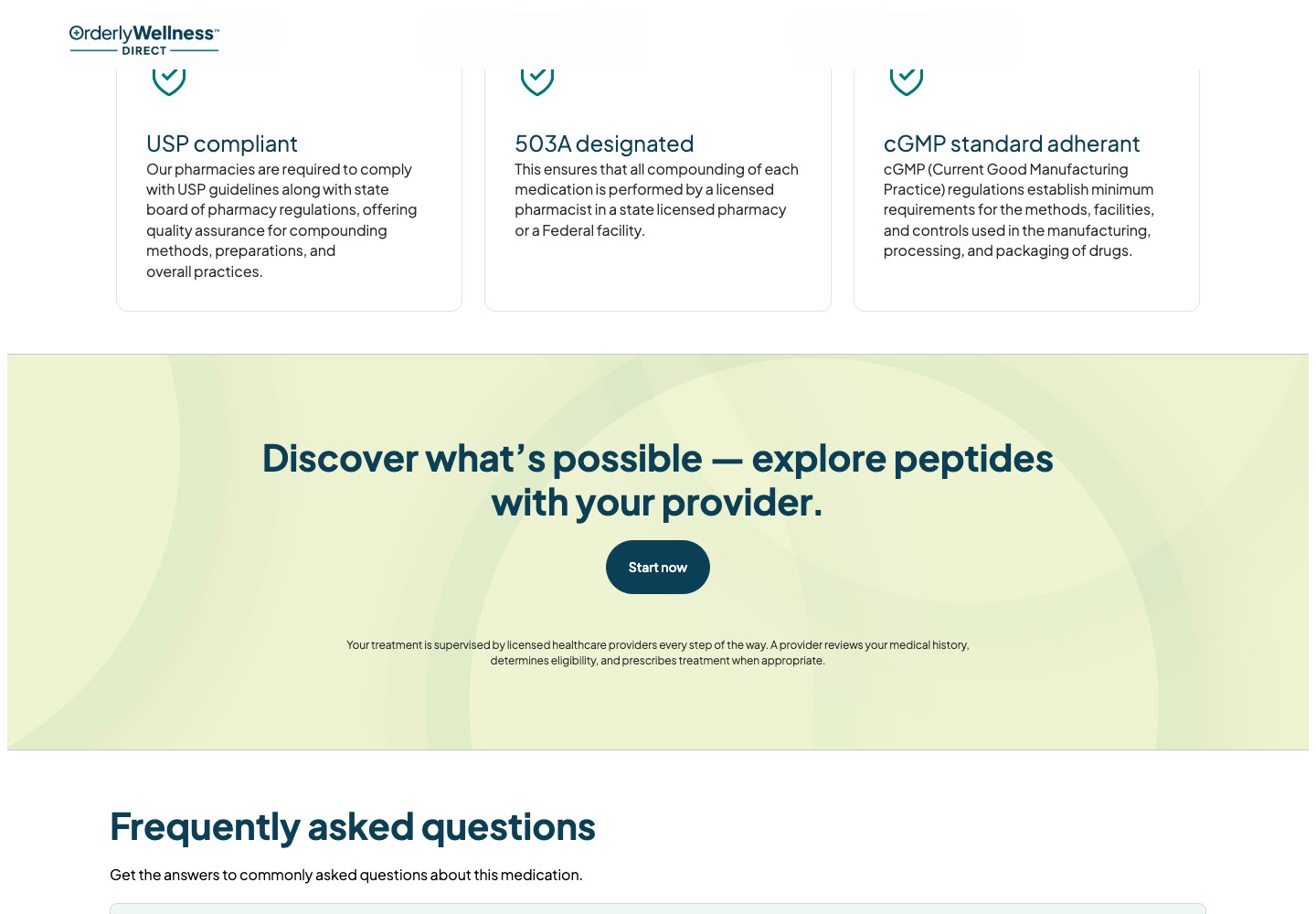 Care journey screenshot