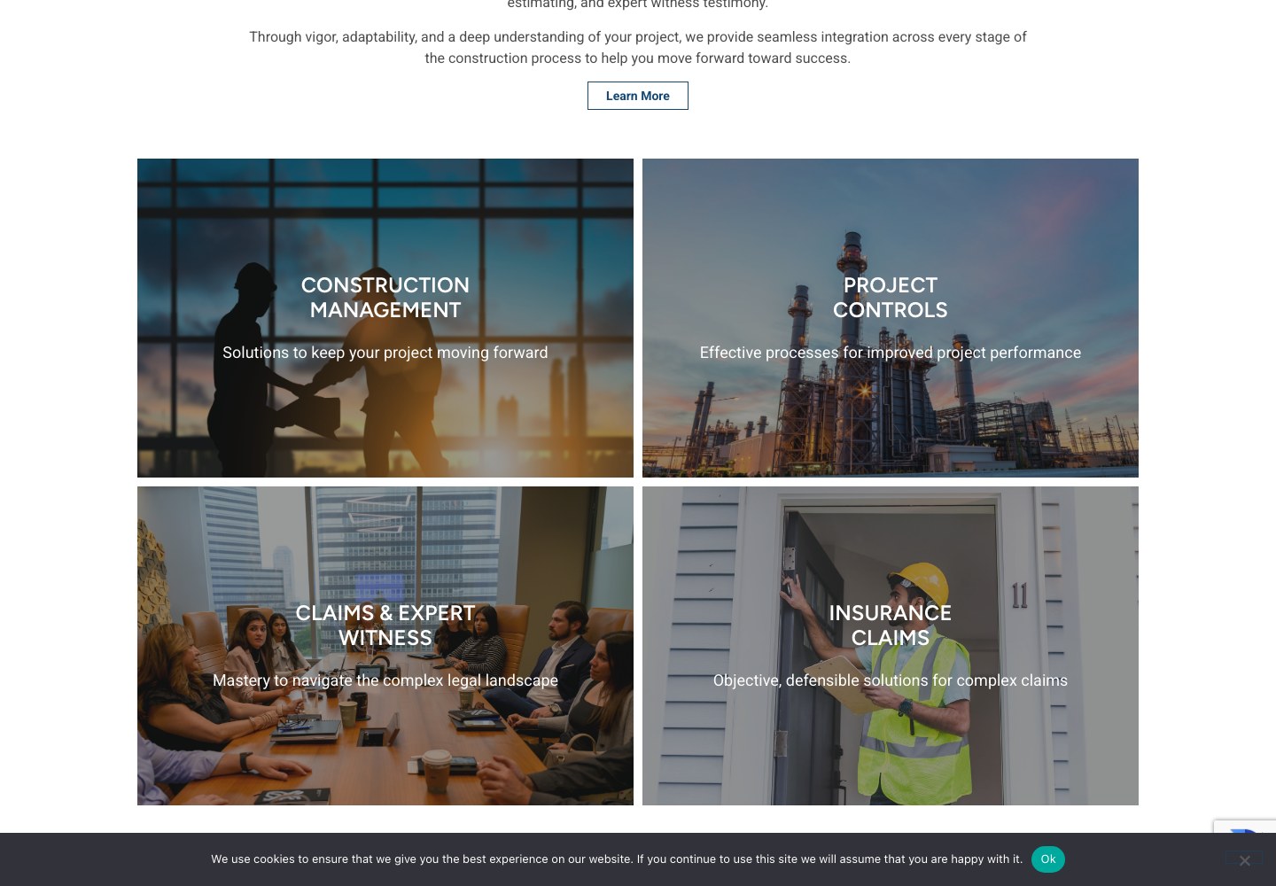 Homepage screenshot
