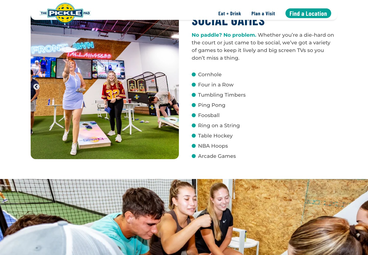 Homepage screenshot