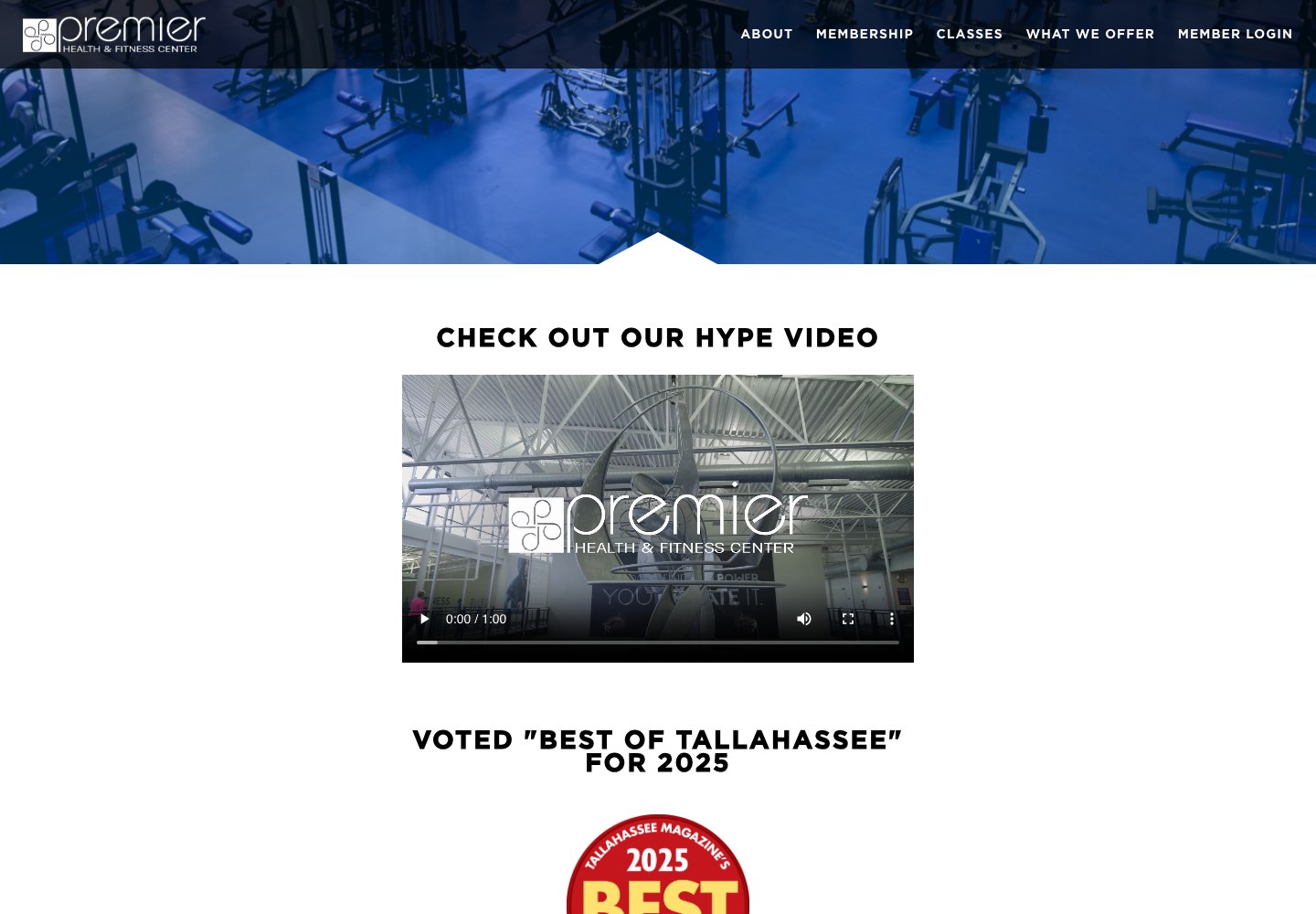 Homepage screenshot