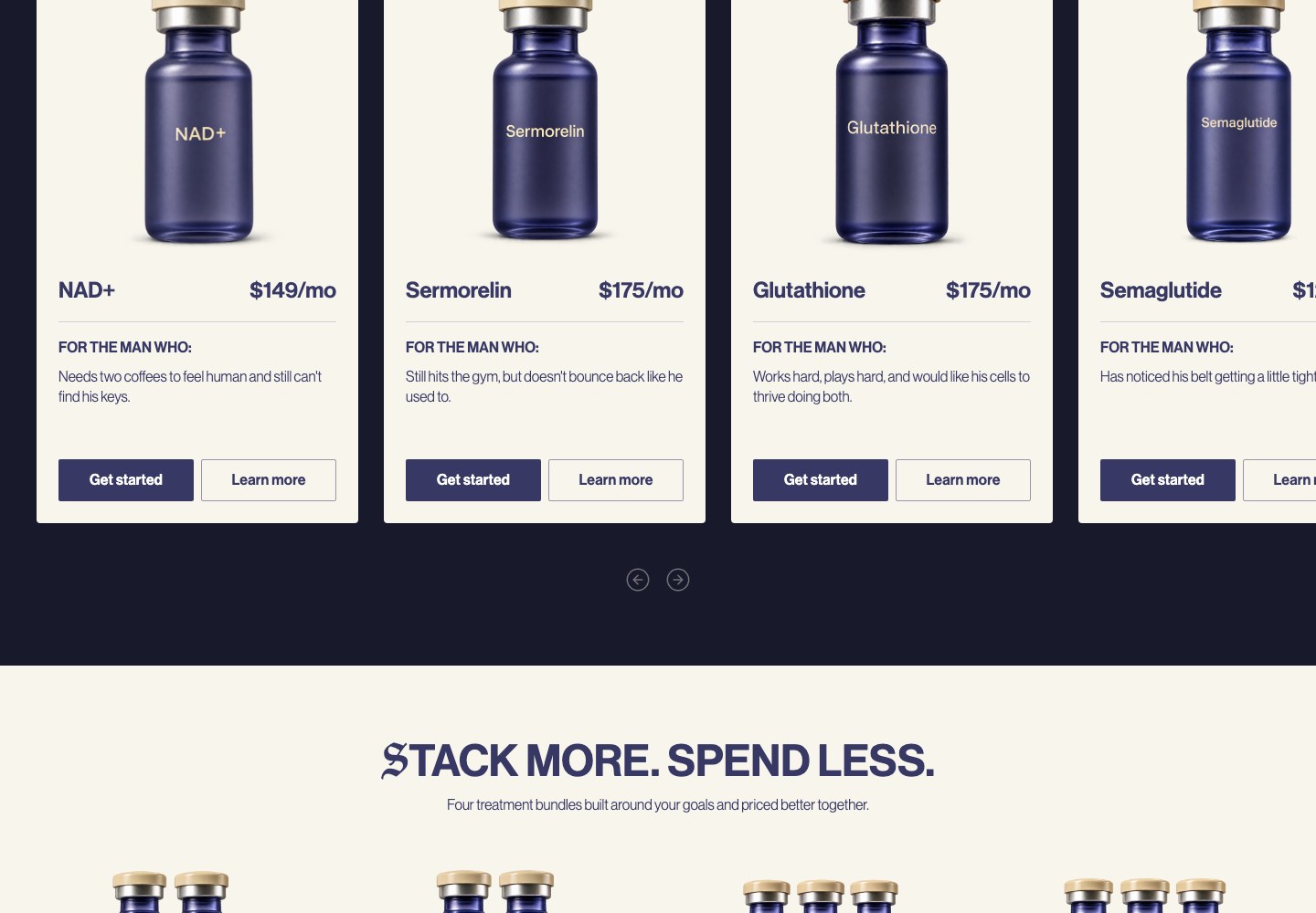 Homepage screenshot