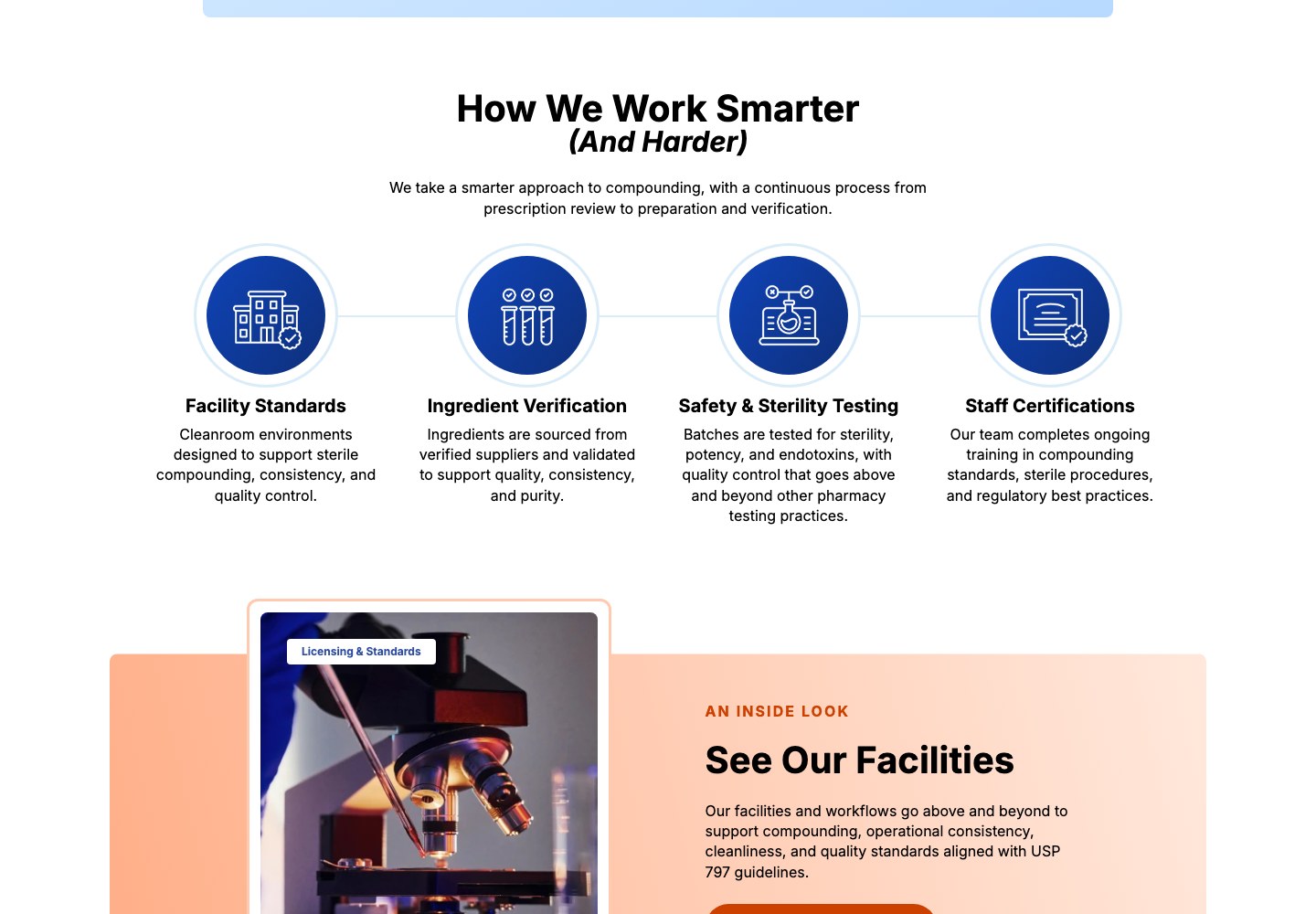 Licensing & Standards screenshot